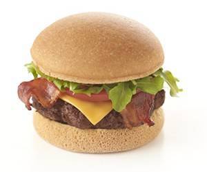 Beef & Bacon Burger on Gluten Free