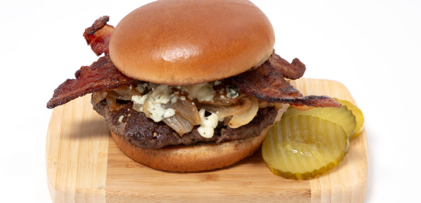 Bacon Burger with Blue Cheese (1391)
